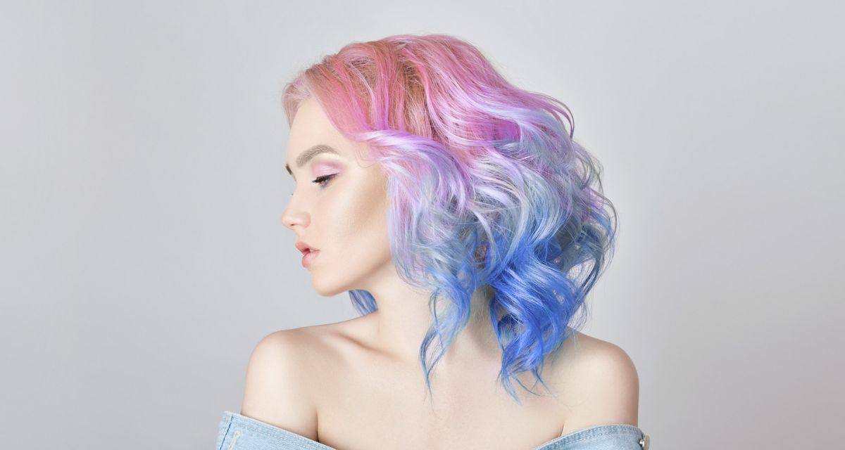 kolorowa koloryzacja włosów