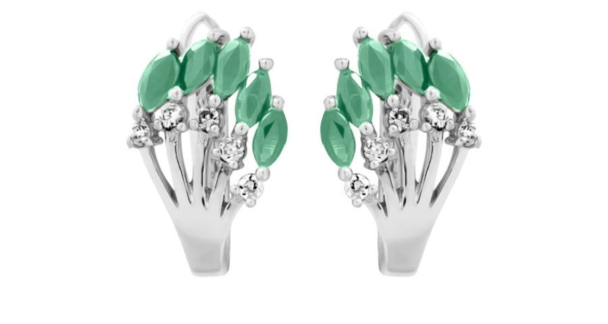 srebrne kolczyki emma/ braccatta.com srebrne kolczyki emma