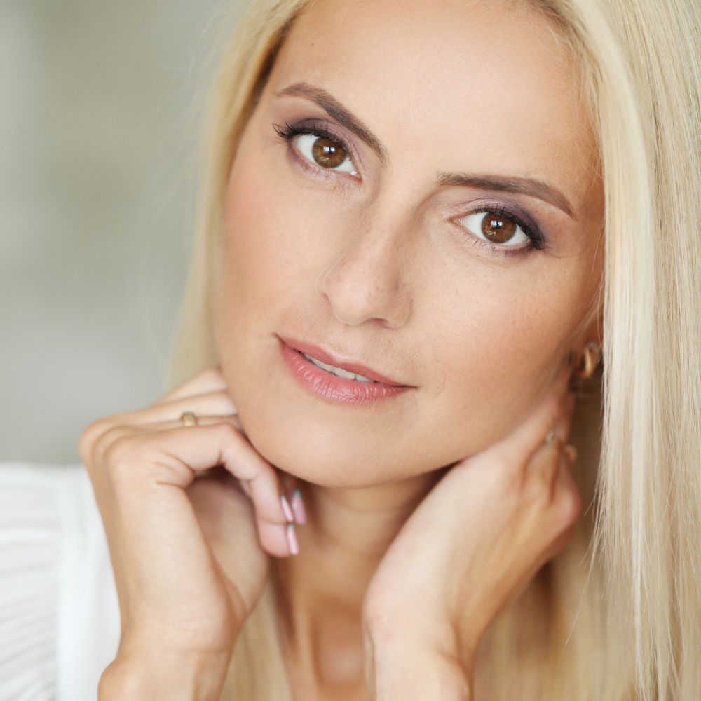 makijaż oczu dla blondynki