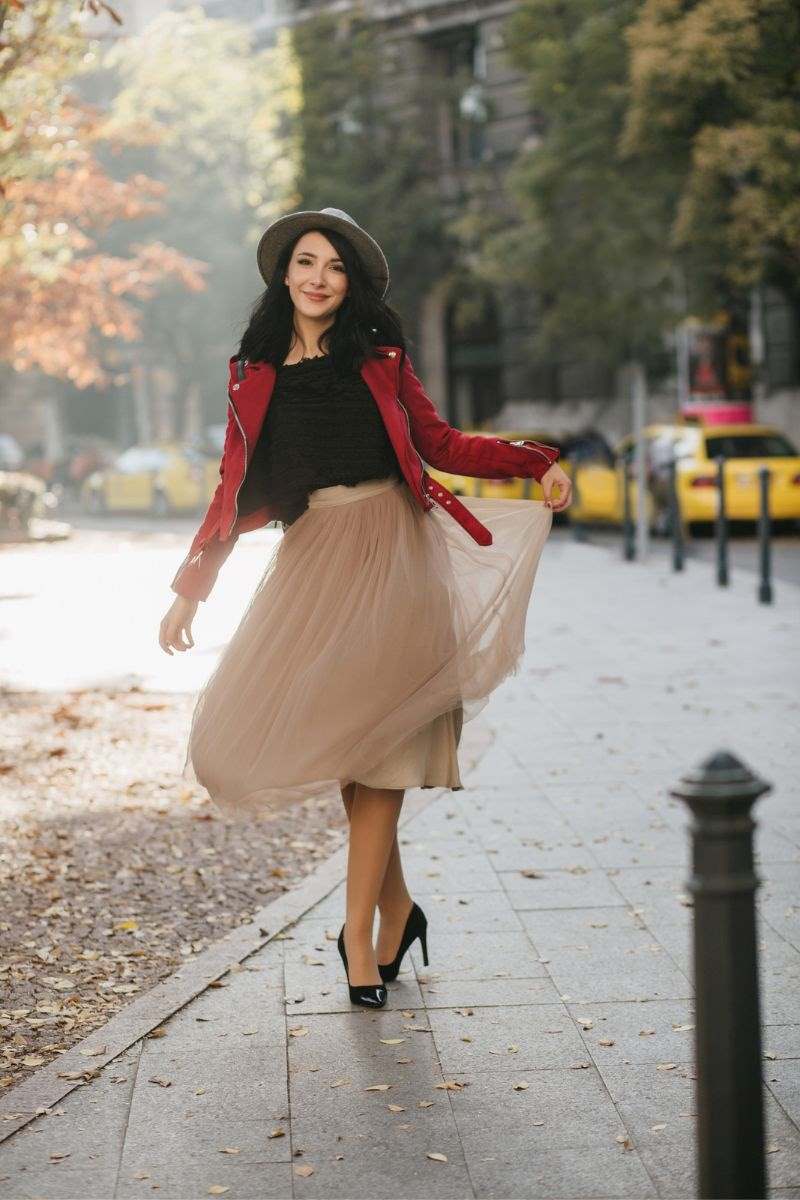 spódnica damska tiulowa