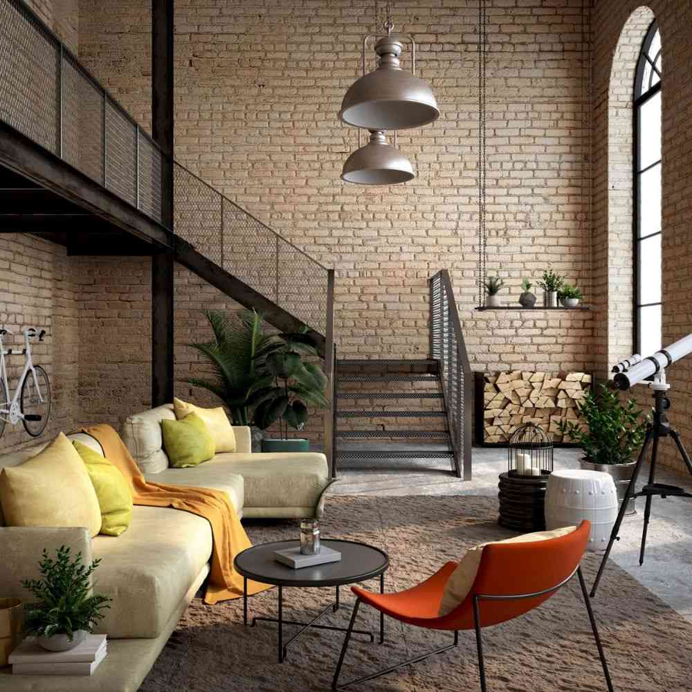 styl industrialny we wnętrzu