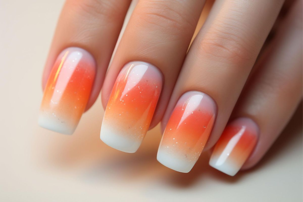 ombre paznokcie na jesień 2023 Freepik ombre paznokcie na jesień 2023