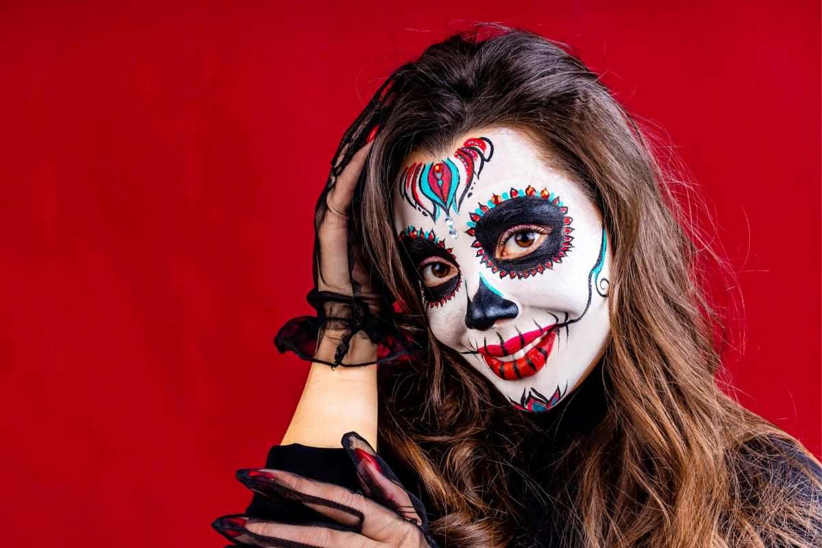 makijaż dia de los muertos