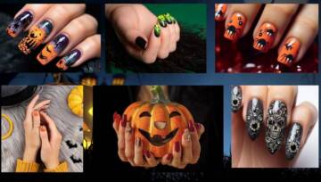 paznokcie na halloween