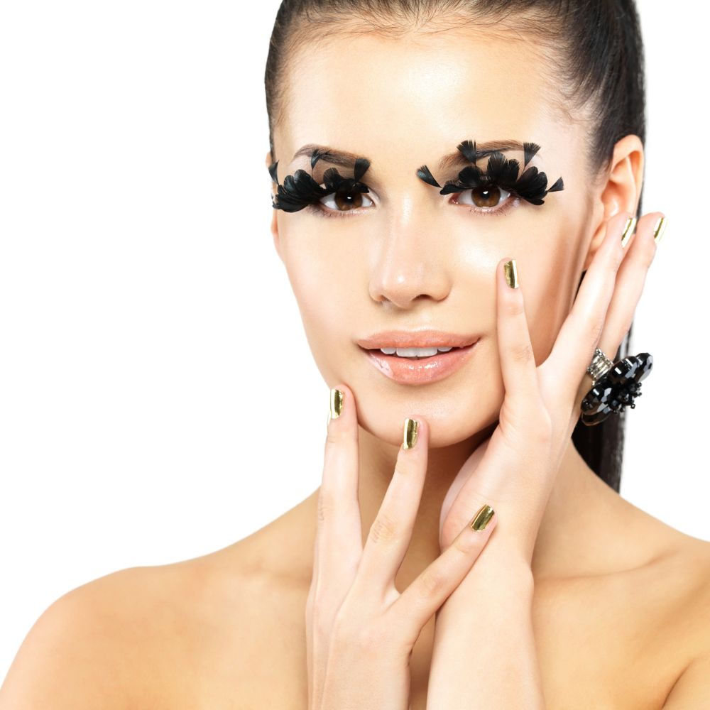 dekoracyjne czarne rzęsy Freepik dekoracyjne czarne rzęsy