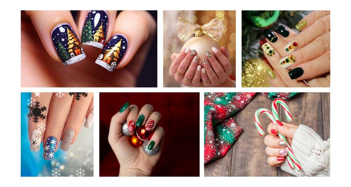 najpiękniejsze paznokcie na Święta Freepik najpiękniejsze paznokcie na Święta