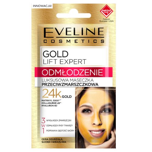 maseczka ze złotem Eveline maseczka ze złotem Eveline