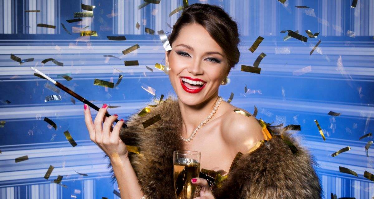 pomysł na makijaż na Sylwestra i karnawał