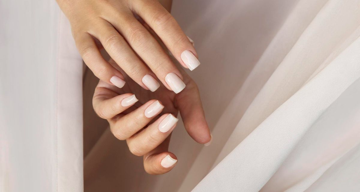 trendy w manicure 2024 milky nails