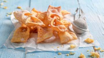 kruche faworki z piekarnika