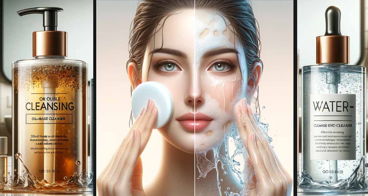Dwuetapowe oczyszczanie twarzy