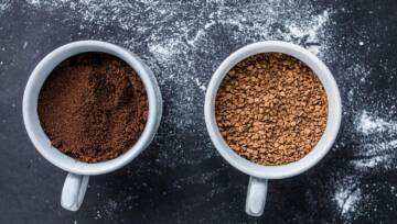 kawa ziarnista i kawa rozpuszczalna