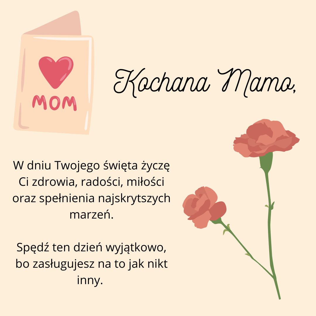 kartka na Dzień Mamy