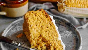 Brazylijskie kukurydziane ciasto z kokosem