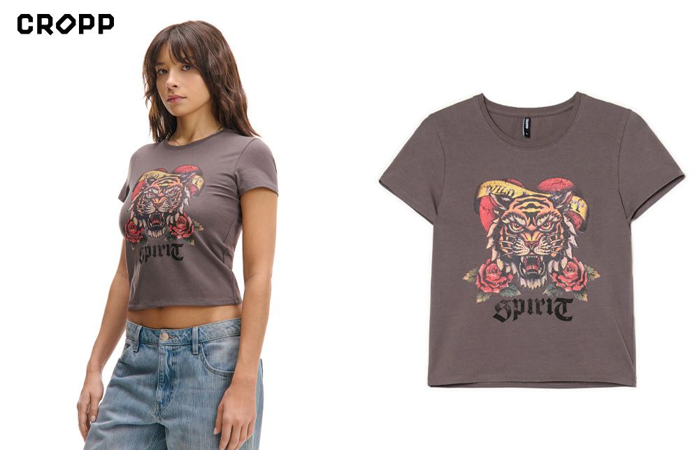 t-shirt z tygrysem