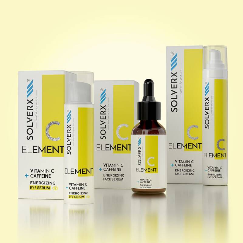 SOLVERX ELEMENT C – witamina C i kofeina, które stawiają skórę na nogi