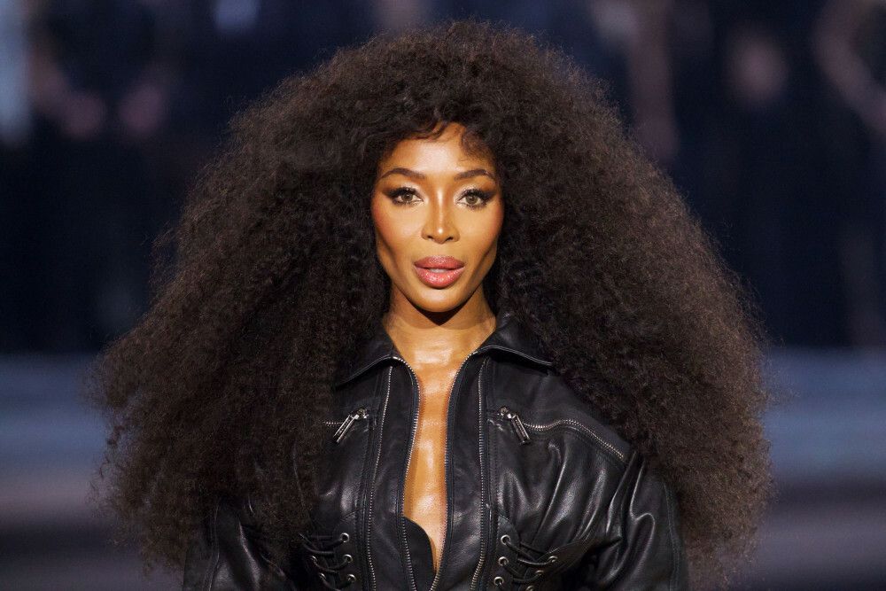 Naomi Campbell na wybiegu pokazu Dsquared2, wybieg, jesień zima 2025, Milan Fashion Week, Włochy - 25 lut 2025