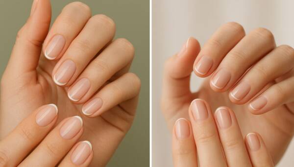 Micro french manicure AI