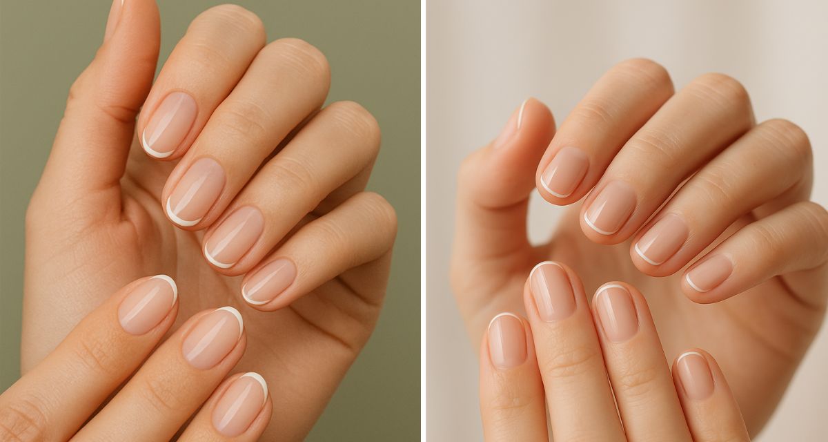 Micro french manicure AI