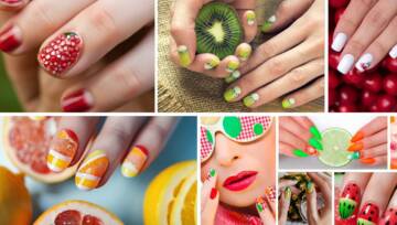 owocowe paznokcie na lato 2025