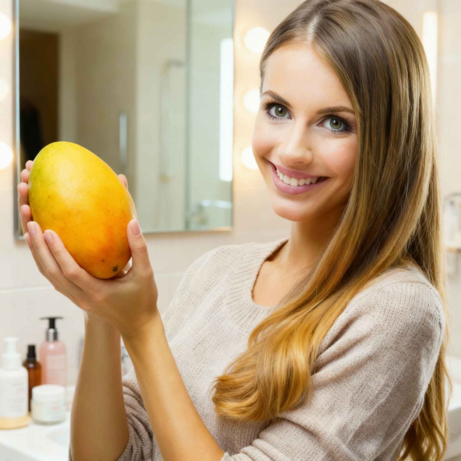 domowy peeling do twarzy z mango