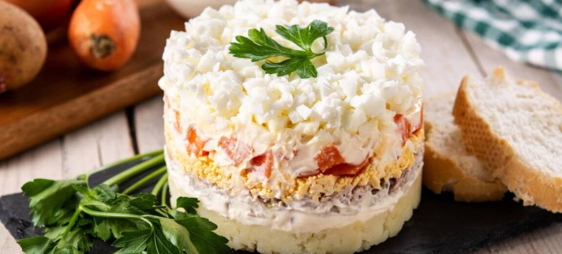 śledź pod pierzynką