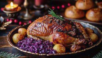 gęsina z buraczkami