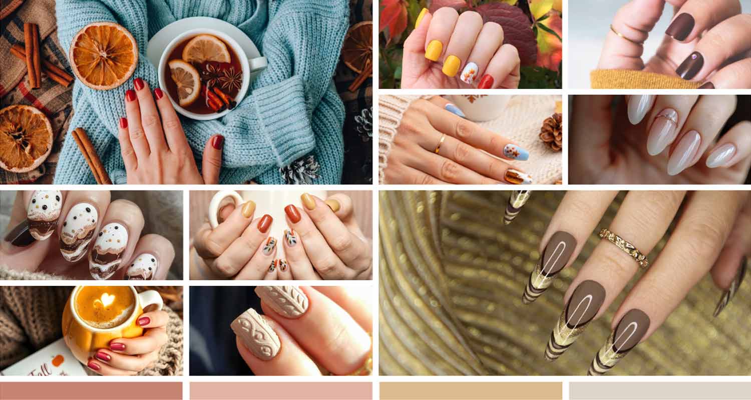 Paznokcie na listopad 2025 – comfort glam: krótkie kształty, satynowe wykończenia i jesienne palety