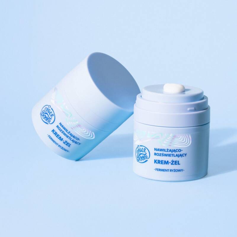 Nawilżająco rozświetlający krem żel FaceBoom