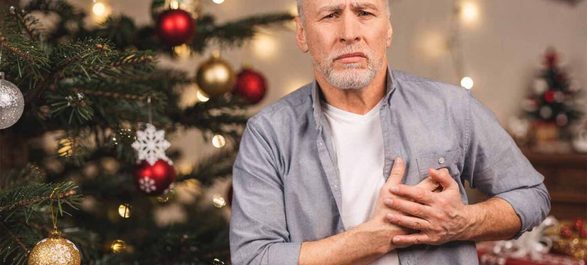 zawał serca w święta