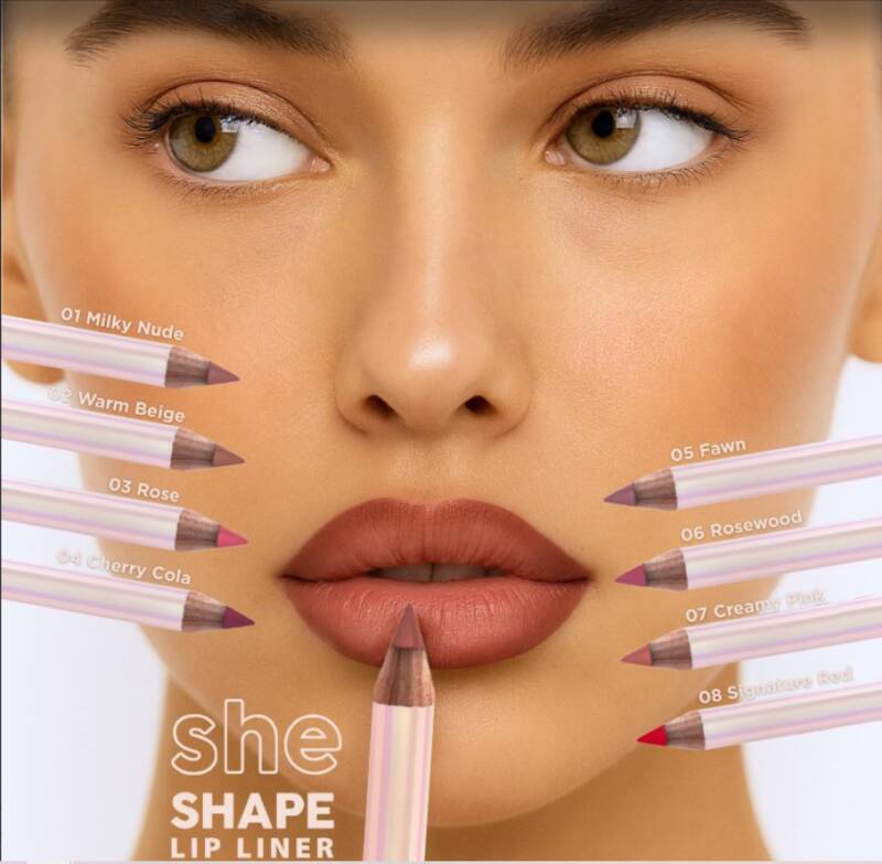 SHE REVERS SHE SHAPE Lip Liner – podkreślenie konturu ust w minimalistycznym makijażu na zimę