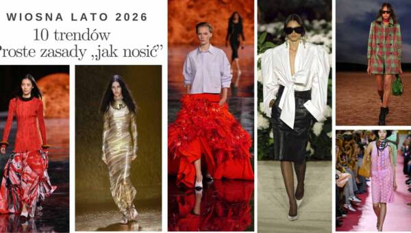 Modelki na wybiegach prezentują trendy wiosna lato 2025