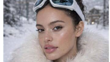 zimowy- minimalistyczny- makijaż