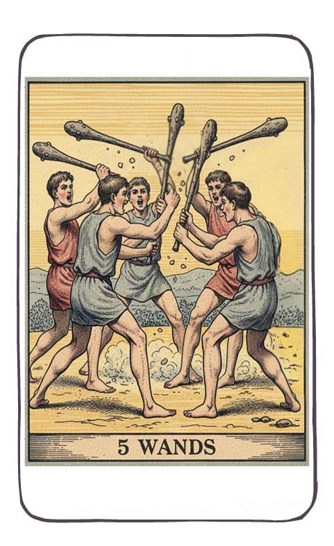 Byk - 5 Buław: horoskop tarota 23 lutego-1 marca 2026 (karta cienia)