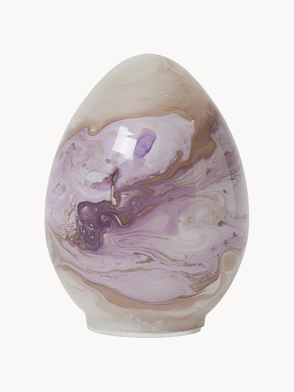 Taca dekoracyjna z marmuru Maba – elegancka aranżacja stołu wielkanocnego w stylu premium