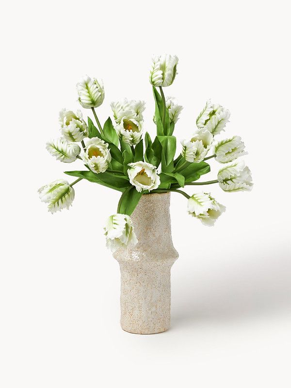 Dekoracyjny bukiet sztucznych kwiatów Small Parrot Tulip – wiosenne kolory i efekt jak żywe kwiaty