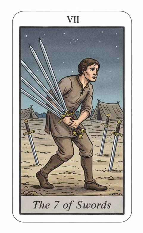 7-mieczy karta tarot