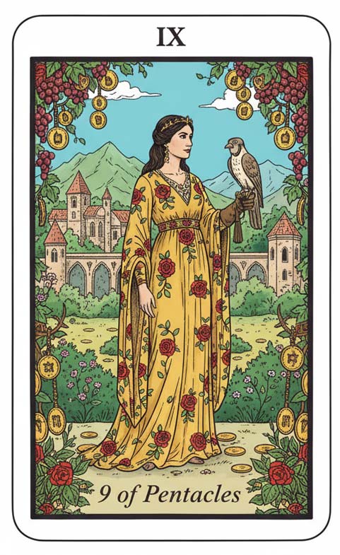 Panna – 9 Denarów: horoskop tarota 16-22 lutego 2026 (karta mocy)