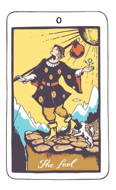 Karta Tarota Głupiec – Cień dla Strzelca (spontan, który robi chaos) 2–8 lutego 2026