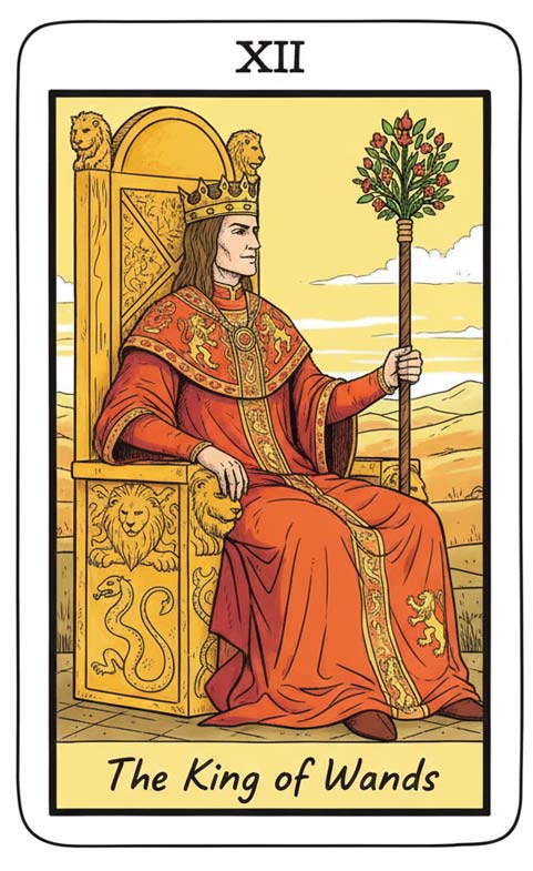 król -buław karta tarota