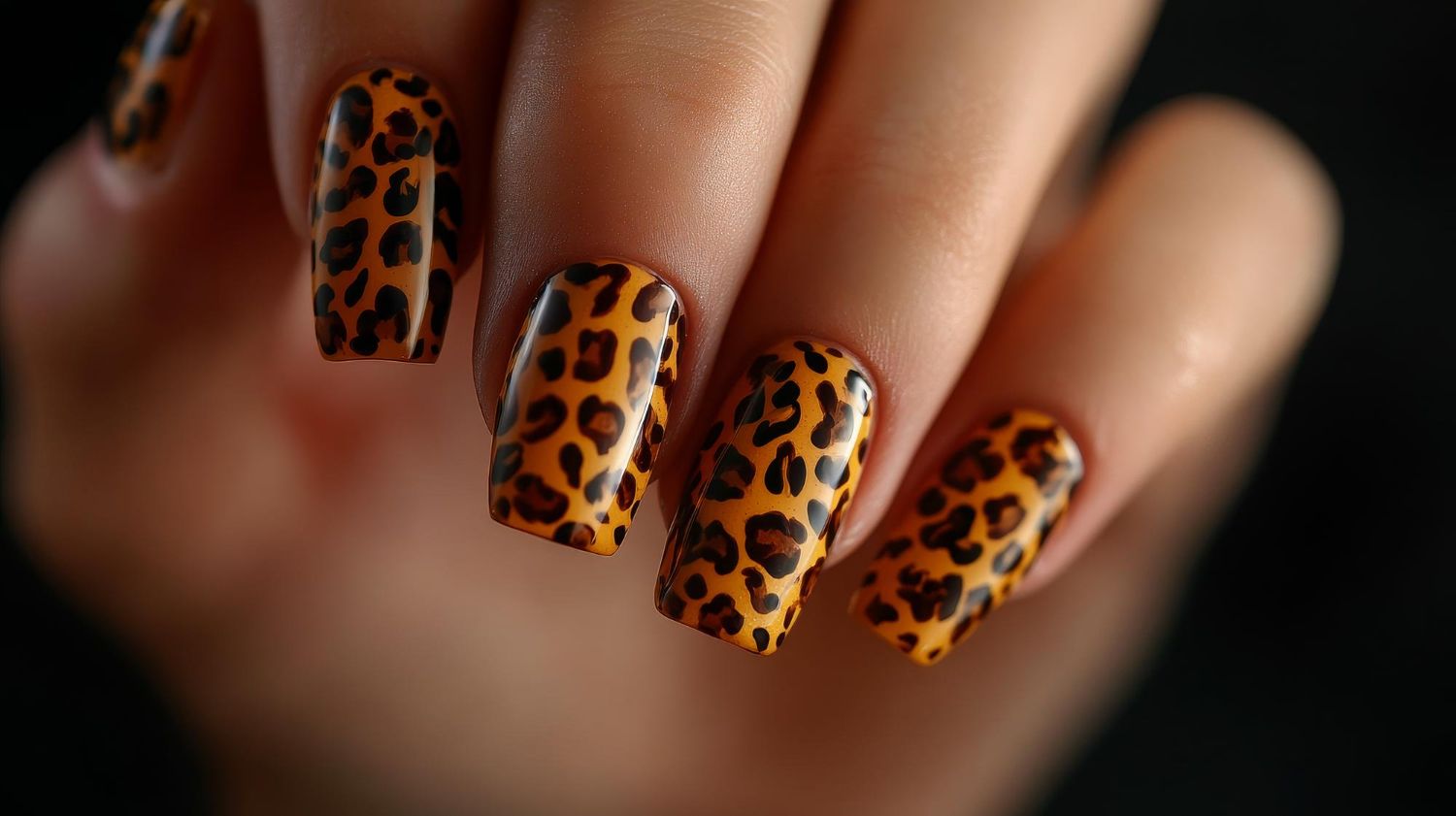 panterka na paznokciach