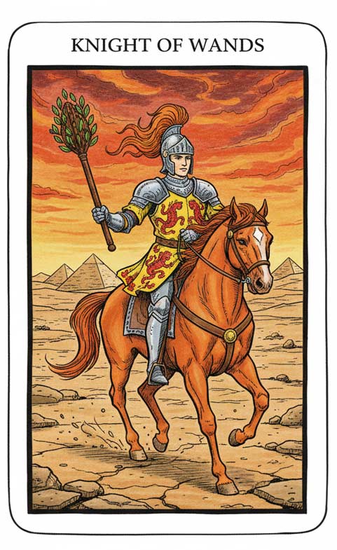 Baran – Rycerz Buław: horoskop tarota 16-22 lutego 2026 (karta mocy)