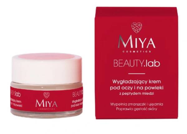 Miya BEAUTY.lab - wygładzający krem pod oczy i na powieki z peptydem miedzi