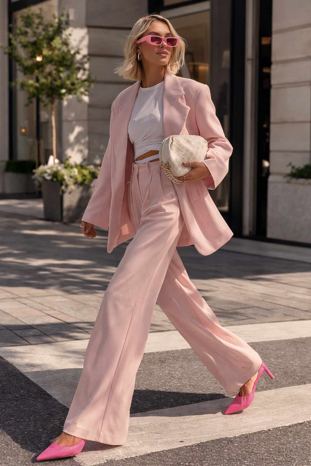 Pastelowe stylizacje z Cloud Dancer