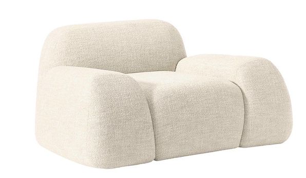 Fotel wypoczynkowy Bouclé Wolke