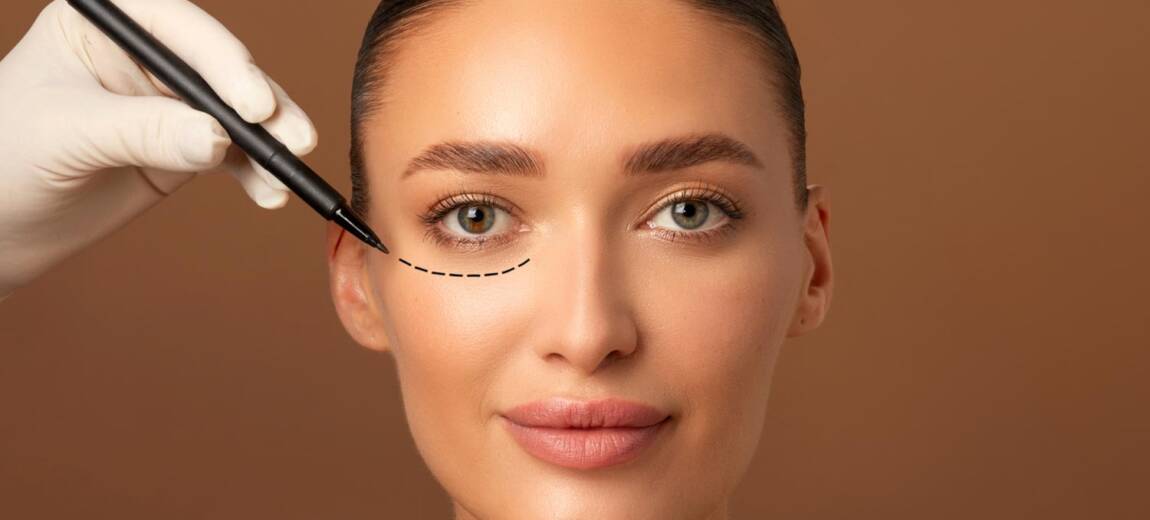 Główne plastyka powiek dolnych