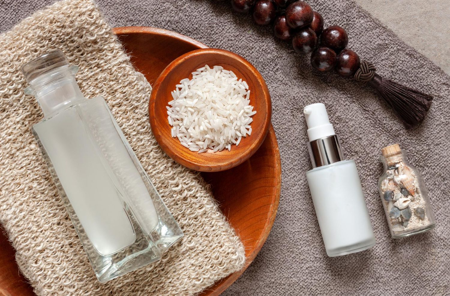 kosmetyki z ryżem
