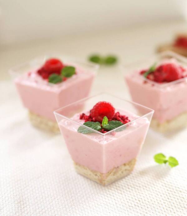 mini-serniczki malinowe