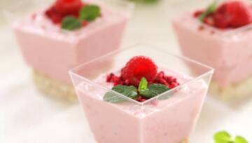 mini-serniczki malinowe