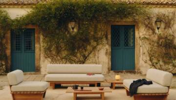 Nowoczesna aranżacja na modny taras i balkon 2026 - styl salonowy od Westwing